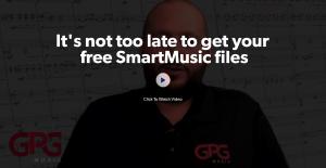 It's not too late to get your free SmartMusic files