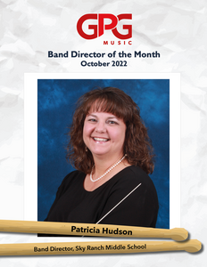 Patricia Hudson Named Band Director of the Month