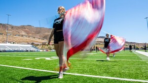 When did you first learn to do the Peggy Spin in colorguard?